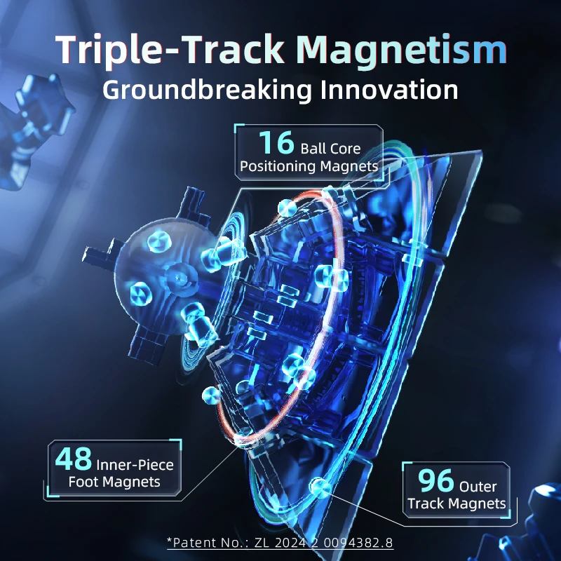 [JudyCube] MOYU AOSU V7 4X4 Track Magnets UV Magic Speed Cube Stickerless Aosu Fidget Toys Aosu v7 Cubo Magico Puzzle