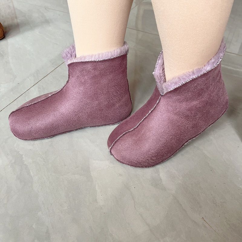 Neue Woll socken mit mittlerem Schlauch für den Innen-und Außenbereich, Bodens ocken für zu Hause, Bodenst änder für Kühlschränke, verdickter Plüsch