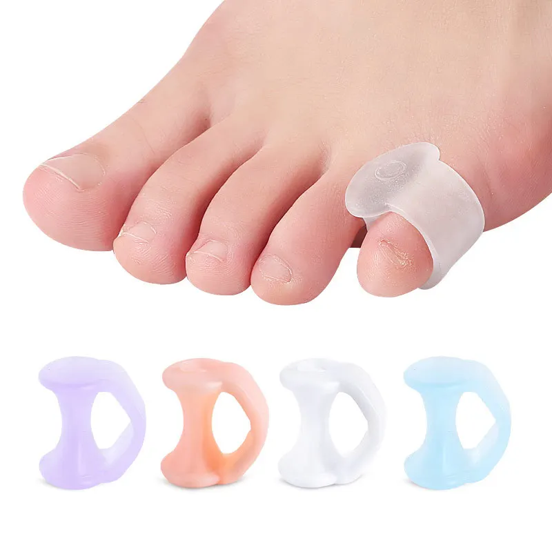 Big Toe Straightener Thumb Valgus Protector ซิลิโคนเจลเท้านิ้วมือ Toe Separator Bunion Adjuster ฟุต Pads บรรเทาเท้า