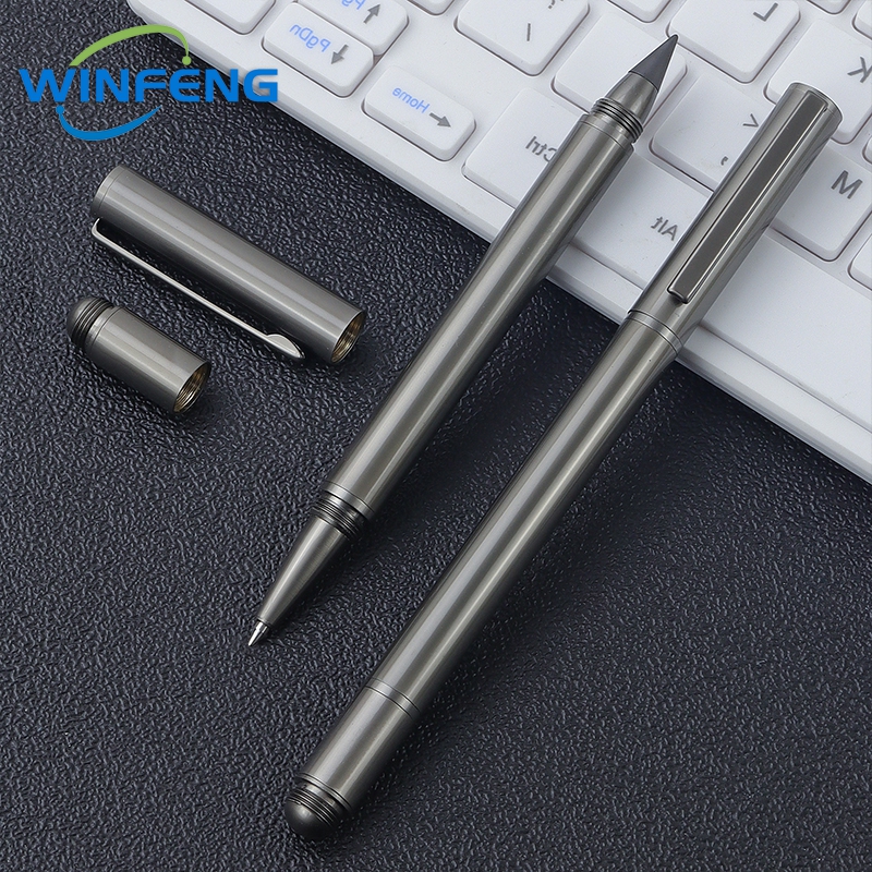 Creative Dual-Function Pen, Signature Ballpoint Pen And Pencil Design, Smooth Writing and Easy to Carry, Black Ink, Perfect Gift