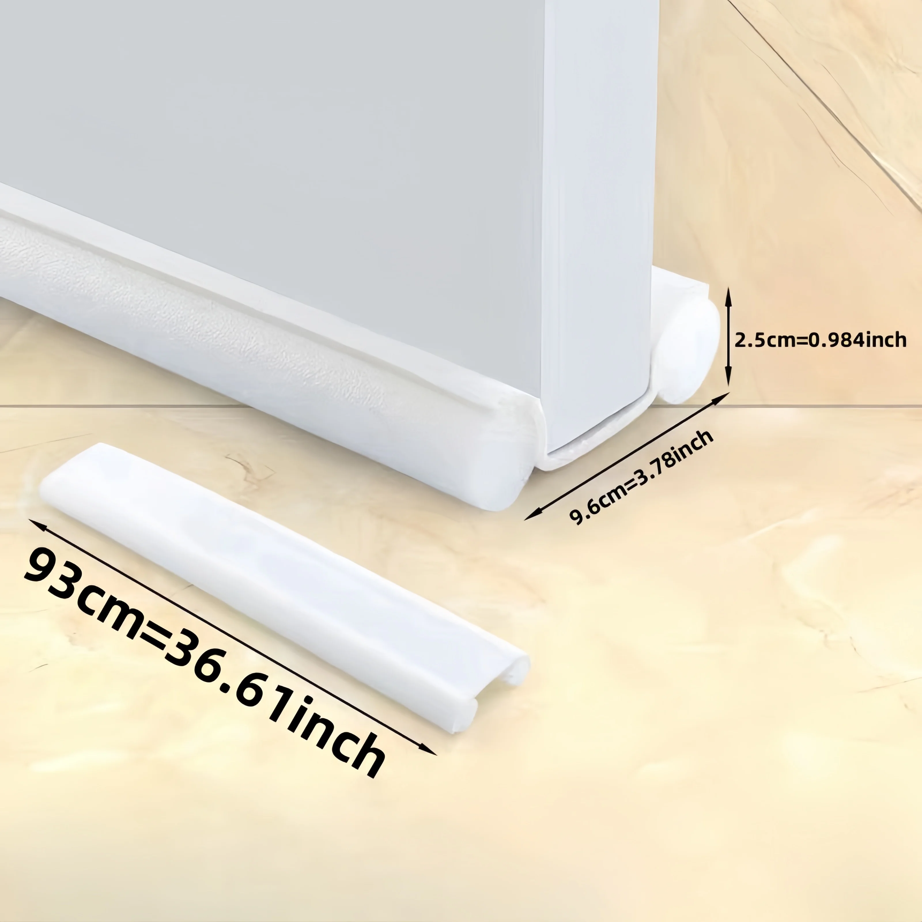1PC/5PC Door Draft Stopper Weatherproof for Bottom of Doors Guard Double Flexible Wind Noise Weather Stripping Door Seal Door