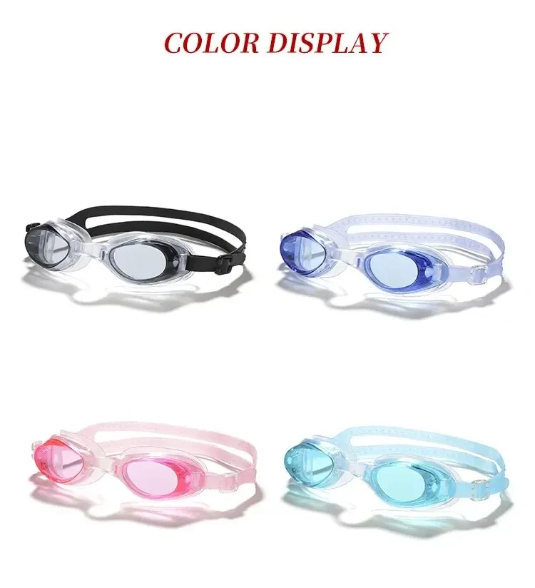 Gafas de natación HD de silicona impermeables y antiniebla, equipo de buceo para hombres y mujeres, gafas de natación para adultos con montura pequeña