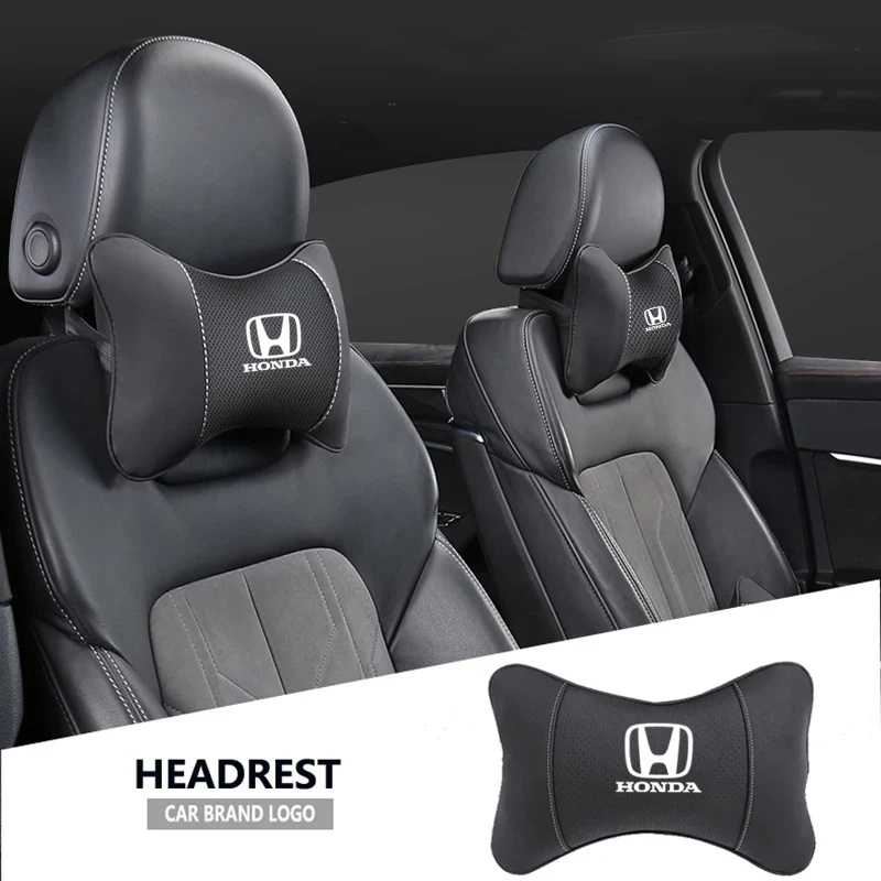 Car Headrest Neck Cushion Memory Foam Soft Accessories For Honda Civic xrv hrv crv brv City Accord Fit Jazz Insight