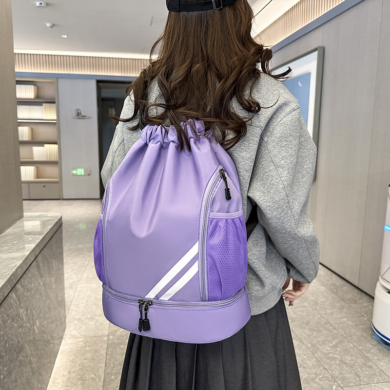 Mochila impermeável basquete para viagens, Bolsa de esportes ao ar livre, Natação e Fitness Pouch, Caminhadas e Escalada
