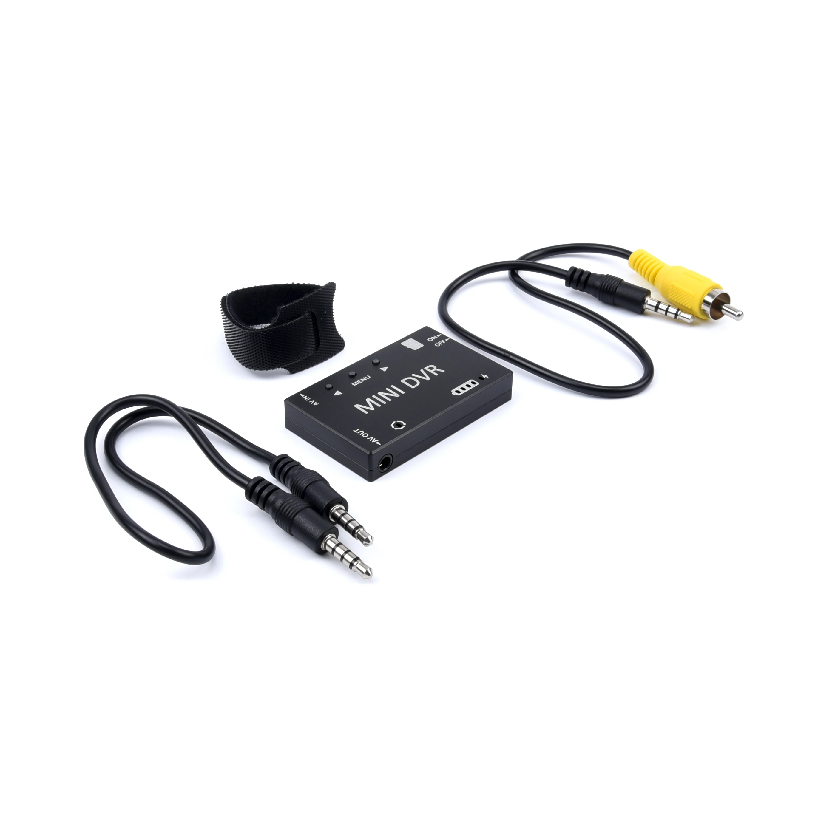 Mini FPV DVR เครื่องบันทึกเสียงวิดีโอในตัว 3.7V 400mah แบตเตอรี่สําหรับ FPV RC Multicopters VR Goggle Monitor