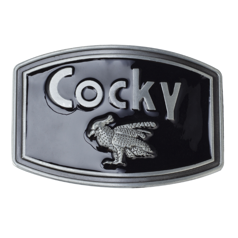 Fivela de cinto COCKY popular de clássicos europeus e americanos