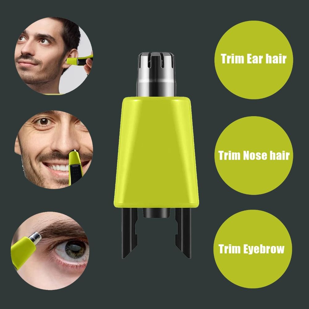 Portable Replacement Blades Heads 360 Degree Dual Edge Blades Nose Hair Trimmer Accessories One Blade for Philips