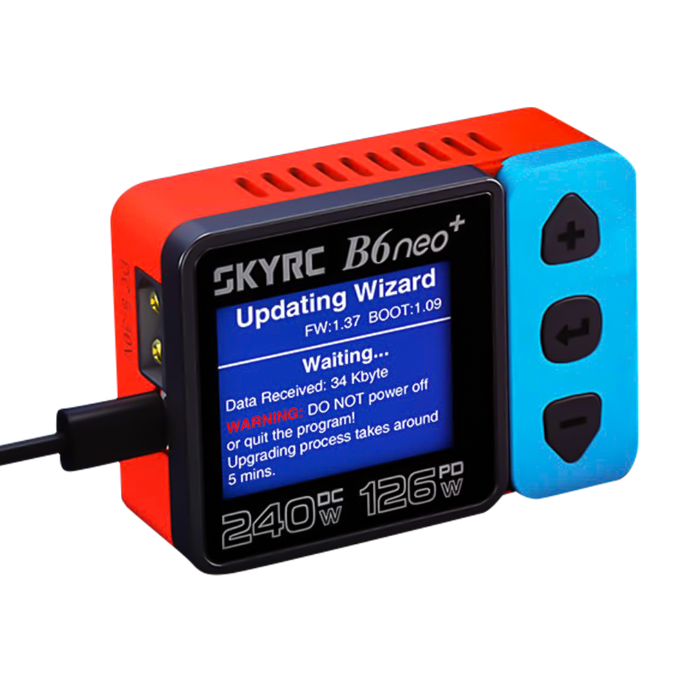 SkyRC B6 neo Smart Ladegerät DC 200W PD 80W LiPo Akku Balance Ladegerät SK- 100198   Kompakter 6S-Ladegerät-Entlader