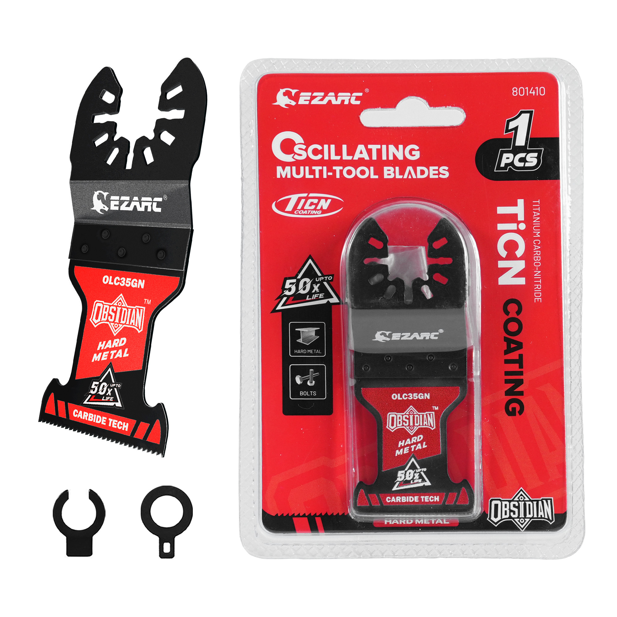 Осциллирующее полотно с покрытием TiCN, быстросъемное полотно из карбида обсидиана для твердого металла, гвоздей, шурупов, болтов, резки металла