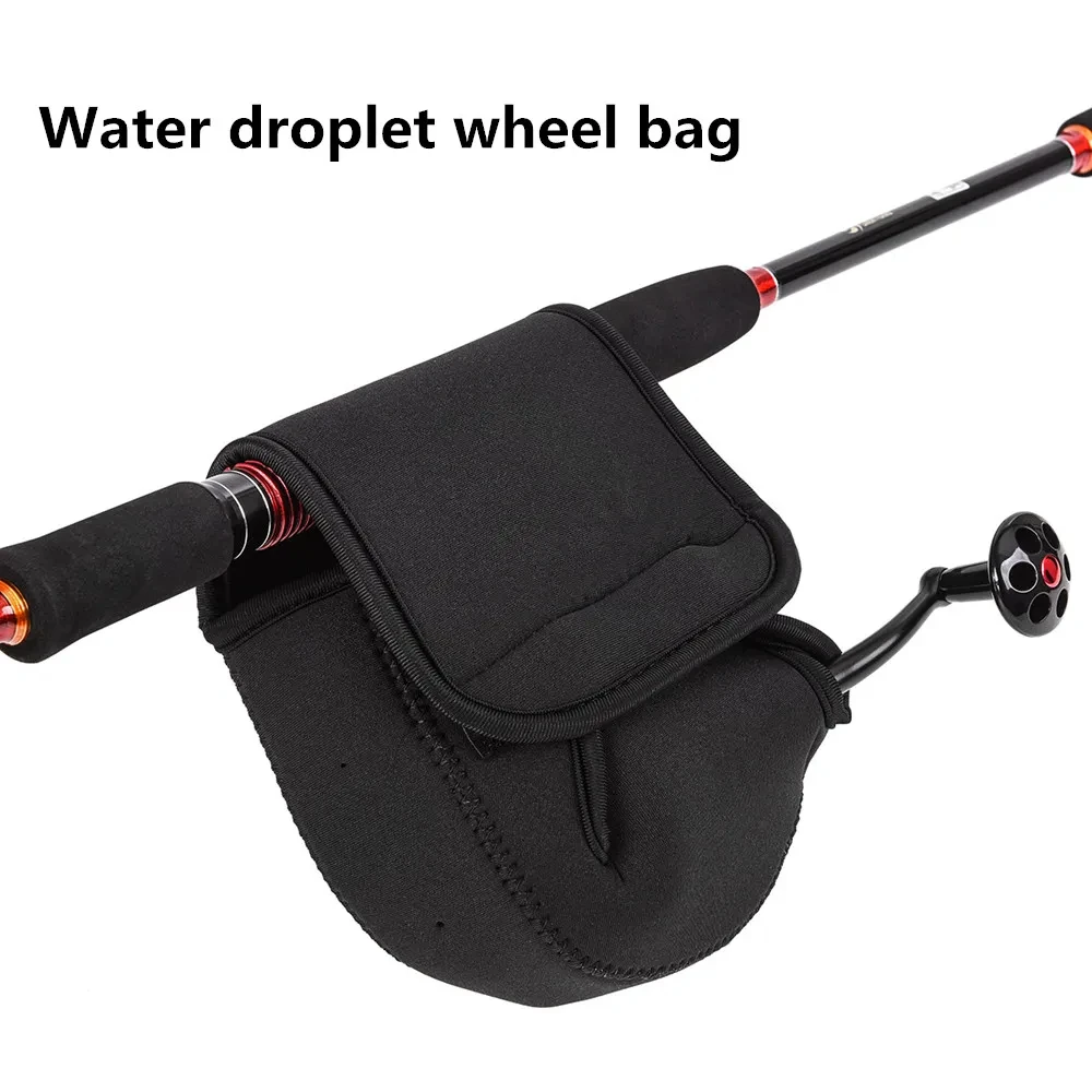 S/M/L Spinning Visserij-reel Cover Neopreen Wiel Beschermhoes Waterdichte Reel Tas Opslag Waterdruppel Wiel Pakket Outdoor