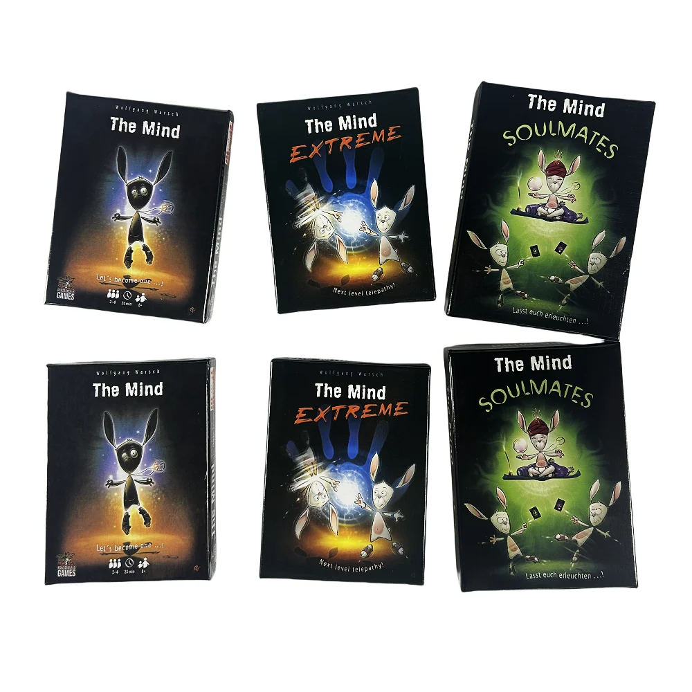 The Mind Card Game and The Mind Extreme Expansion Set Wolfgang Warsch Leuk coöperatief spel voor 2-4 spelers Strategteractief spel