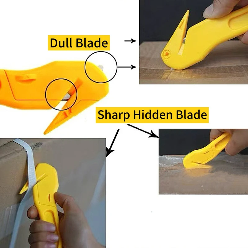 Household portable case opener, paper cutter, packaging tape cutter, multi-functional tool letter opener