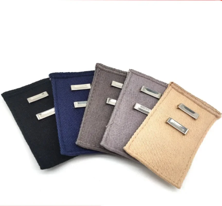 1 Uds extensores de algodón botones elásticos extendidos sujetadores de ropa ajustables pantalones vaqueros cinturón extensión hebilla a presión