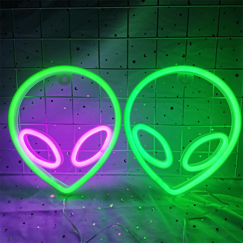 Lámpara de neón LED, lámpara de juego de astronauta, luces de pared de neón, luz nocturna para habitación, decoración de fiesta, regalo de cumpleaños y Navidad