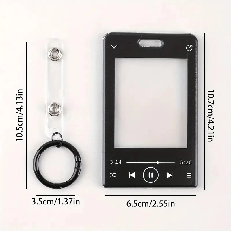 Ins Style Minimalist Photo Card Holder Y2K Style IPod Touch Shaped 3inch Purikura Photo Sticker Frame for Couple Idol Photocard