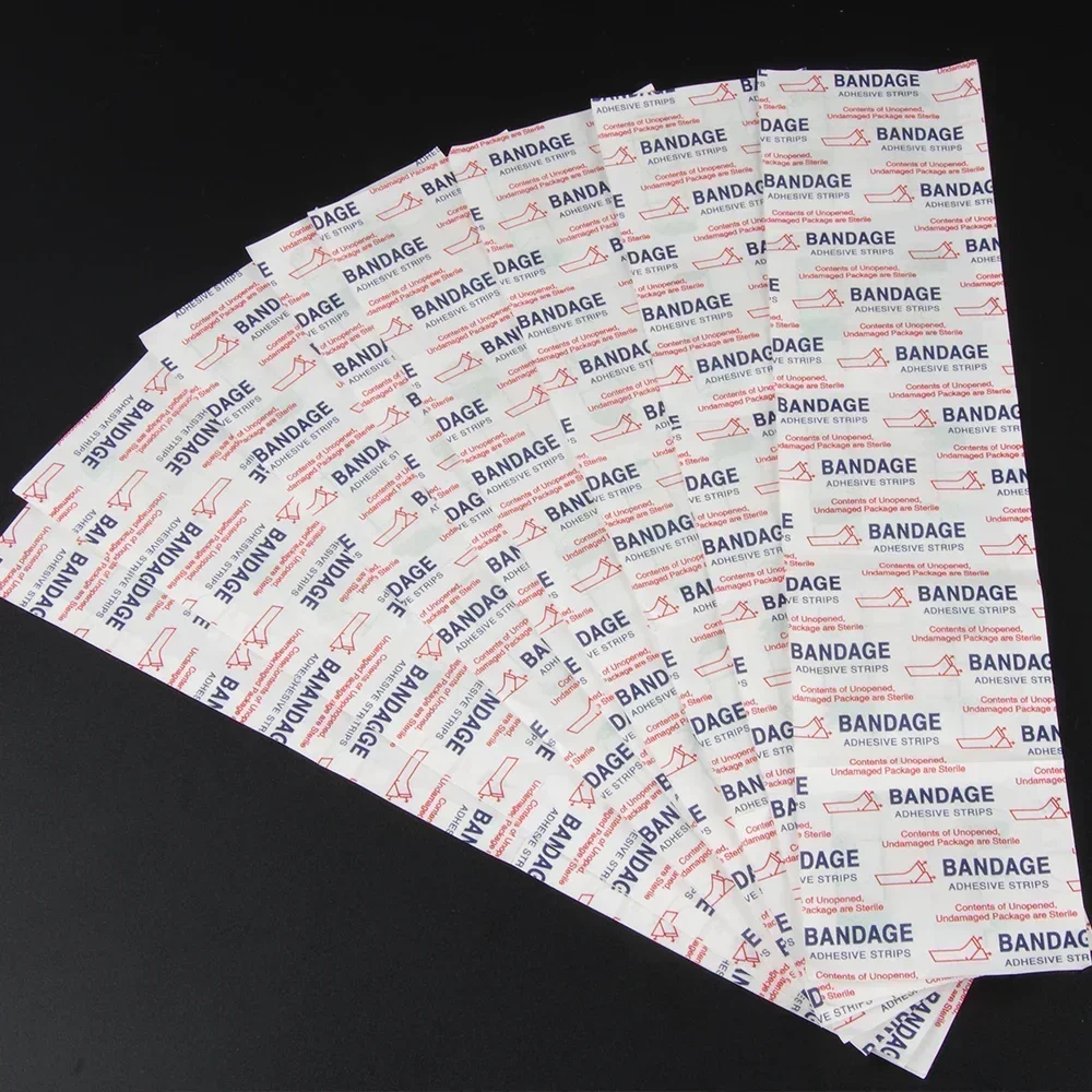 50 szt. 38*38/72*19mm przezroczysta PU wodoodporna Plaster na rany Plaster bandaż samoprzylepny naklejka ochronna pierwszej pomocy w domu