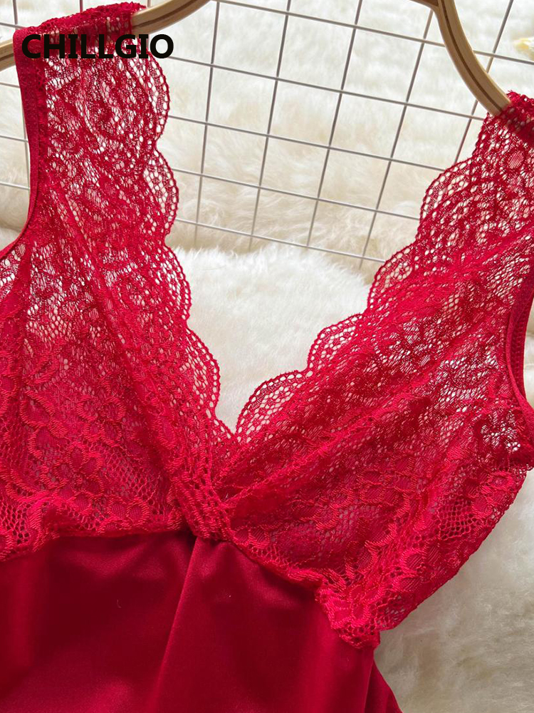 Chillgio feminino sexy floral renda bodycon macacão erótico íntimo uma peça moda retro catsuit sem mangas combinação bodysuits