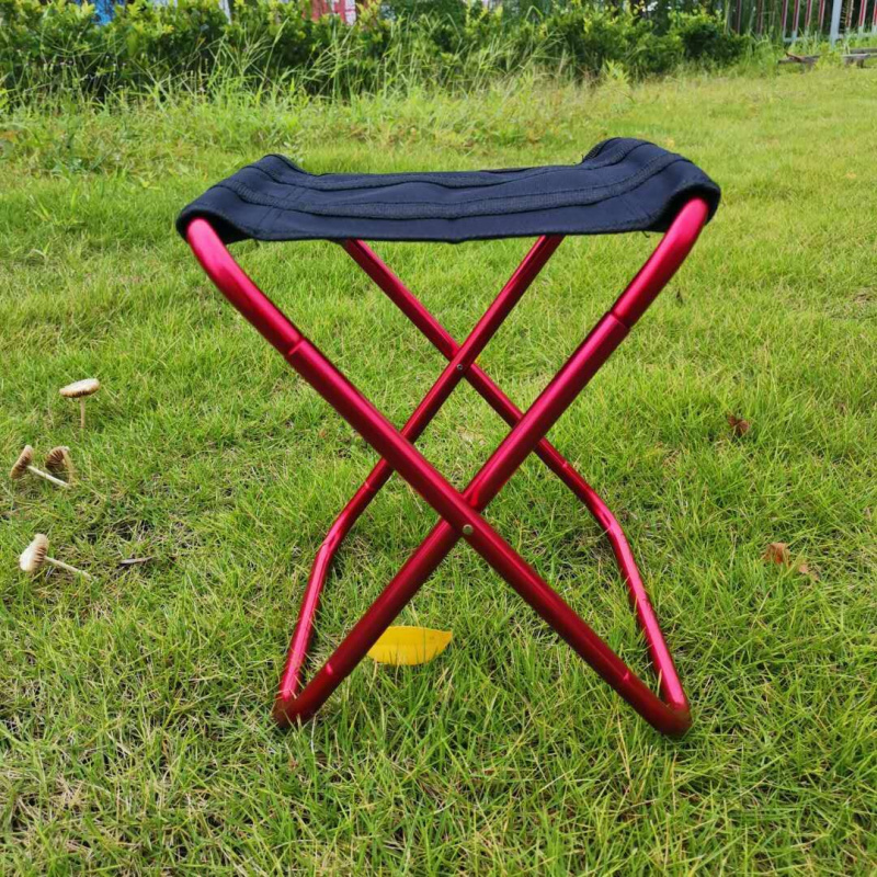 Outdoor 7075-Chaise pliante en alliage d'aluminium, tabouret de pêche, de camping et de train portable