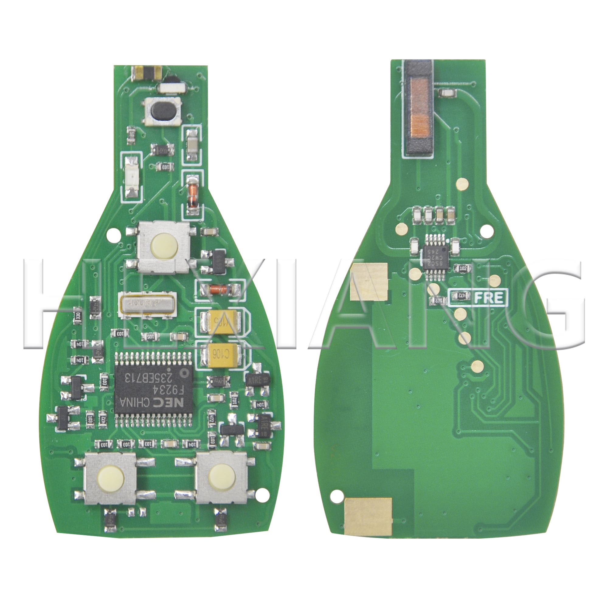 彼 BGA タイプ Sopport BGA & NEC ユニバーサル 315/433MHz 可変周波数 Fob 車リモートキーメルセデスベンツ A C E S クラス W203 W212