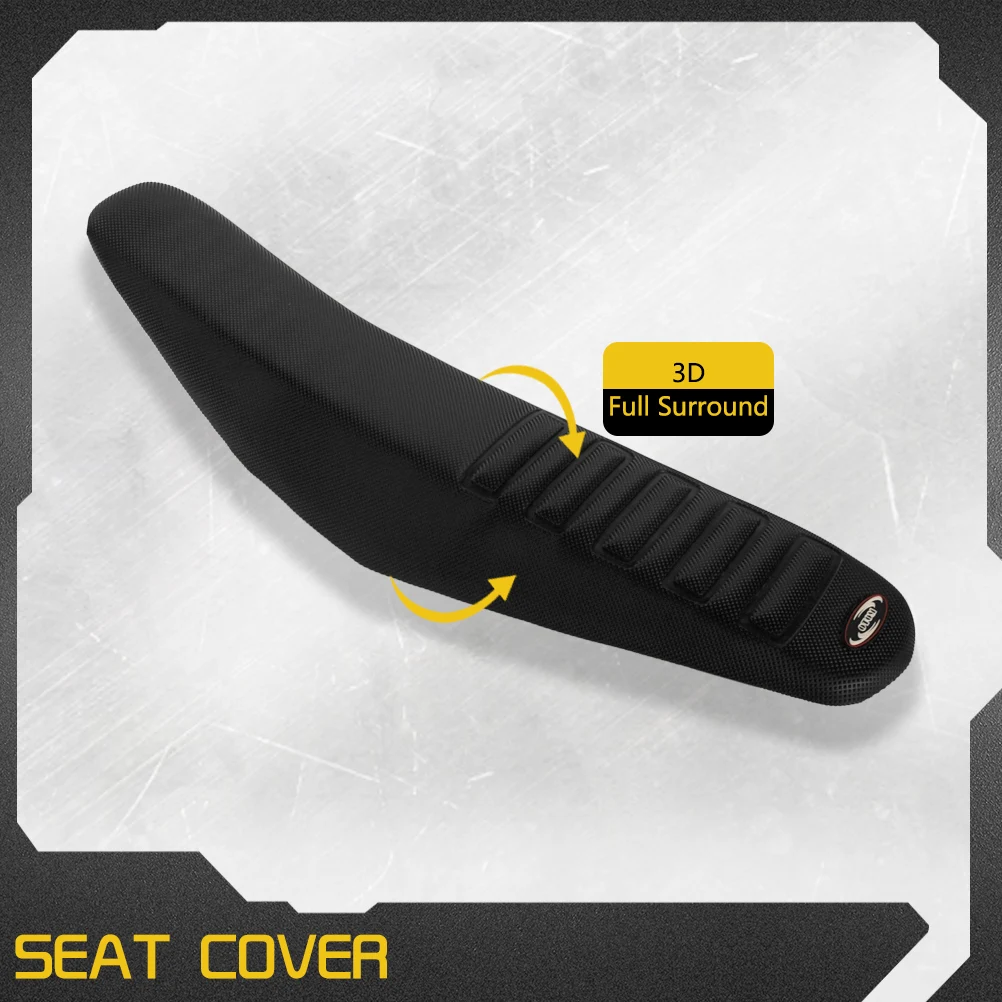 Funda para asiento de motocicleta, cojines impermeables antideslizantes de partículas gruesas, piel de goma y cuero para KTM CRF YZF KLX KXF RMZ KAYO BSE KEWS