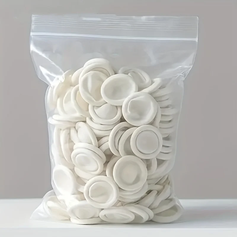 20/200pc Protezioni per le dita in gomma Copertine per dita in lattice antiscivolo altamente elastiche resistenti all'usura per elettronica Protezione medica