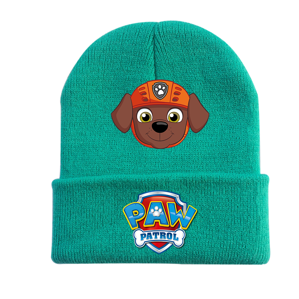 Gorro de punto de la patrulla canina, gorro de lana de invierno con dibujos animados, gorros de Chase Skye, gorros para niño y niña, regalos de cumpleaños y Navidad