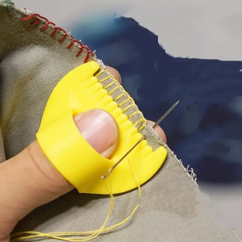 Łatwe w uchwycie narzędzie do szycia z nadrukiem 3D dla początkujących i seniorów - plastikowa pomoc do szycia ręcznego o rozstawie 4 mm, zapobiega pomijaniu ściegów