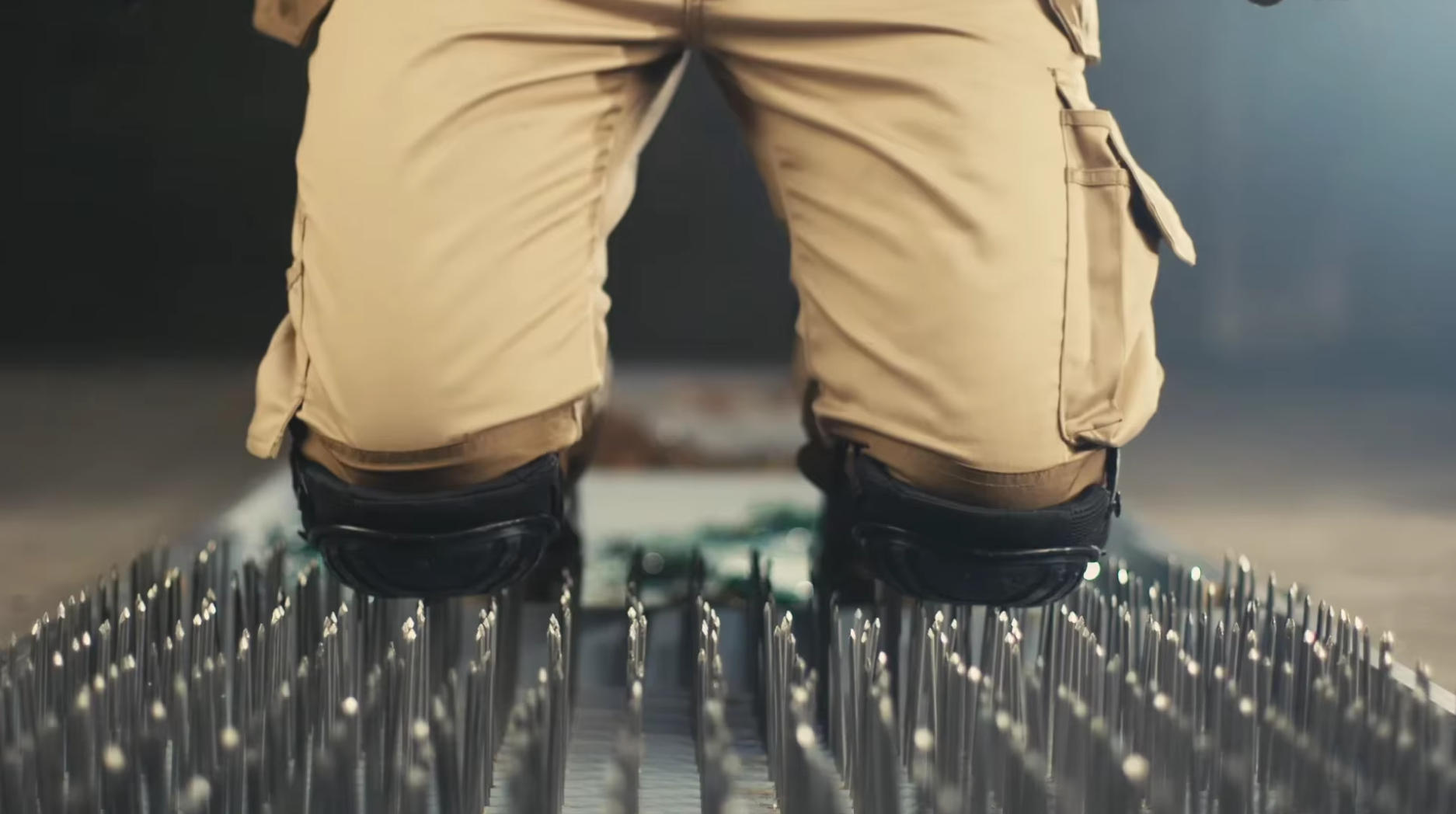 Ultra-Duty Adjustable Knee Pads for Work-Double Strap Design for Maximum Comfort&Safety in Construction,Gardening,Industrial Job