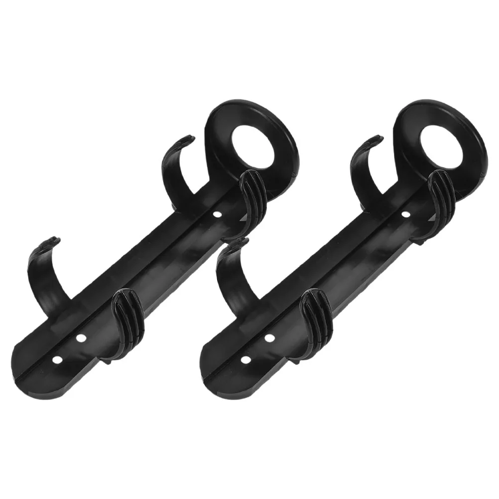 2pcs Fire Extinguisher Bracket Black Plastic Car Vehicle Boat Mounting Holder Trunk Durable Easy Installation Versatile Fire