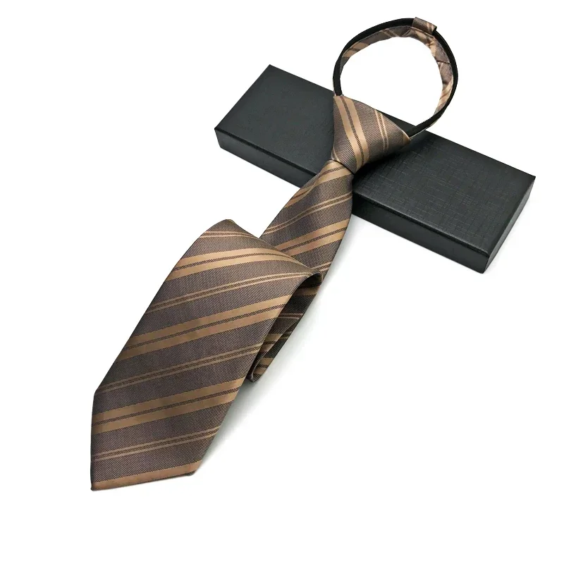VEEKTIE ブランド 8 センチメートルジッパーネクタイ男性のための花 ONEKEY ペイズリーフォーマルレトロヴィンテージブラウン Mailard Cormatas オリジナルギフトデザイナー