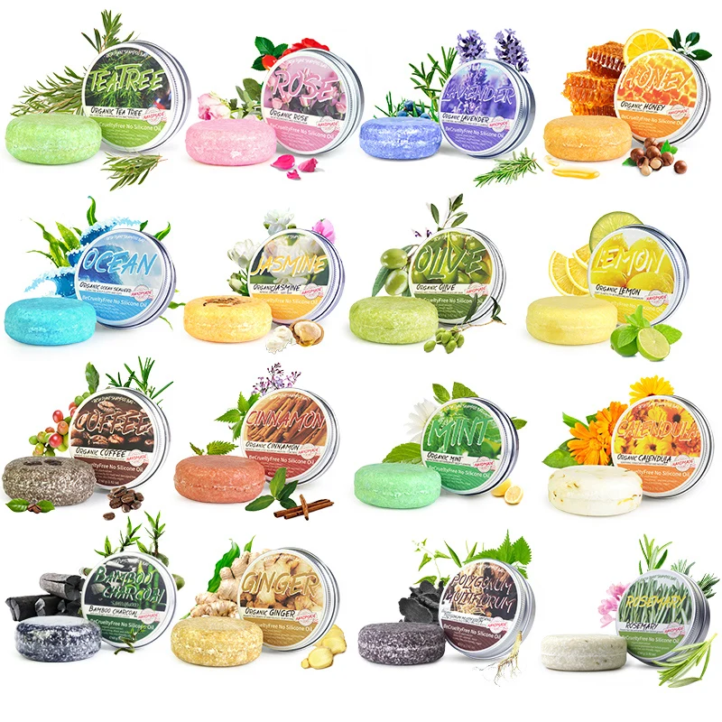 Sabonete shampoo com fragrância fresca do oceano, sabonete shampoo à base de plantas, sabonete com sal marinho, limpeza profunda, remoção de óleo, remoção de caspa, smoot