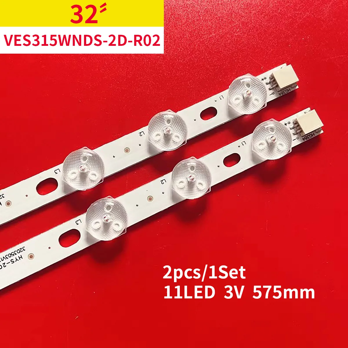 2 uds tira de LED para vestel 32 pulgadas 17DLB32NER1 32L3863DG TX-32E302B LT-32C670 LT-32C666 LT-32C672 LT-32C690 LT-32C896 32HE1000