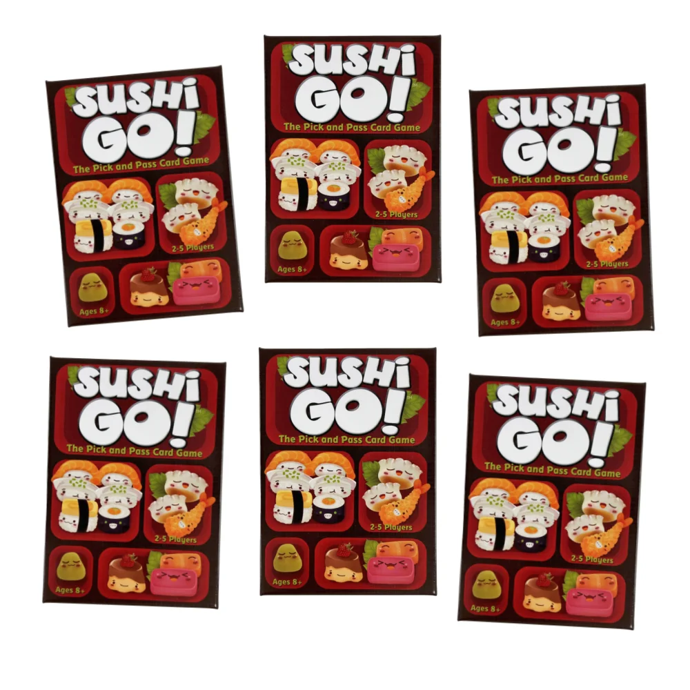 1 doos Sushi Go Family Gathering Bordspelkaart, Leuk kaartspel Sushi Go Party Kaartspellen Dekrol Creatief vakantiecadeau