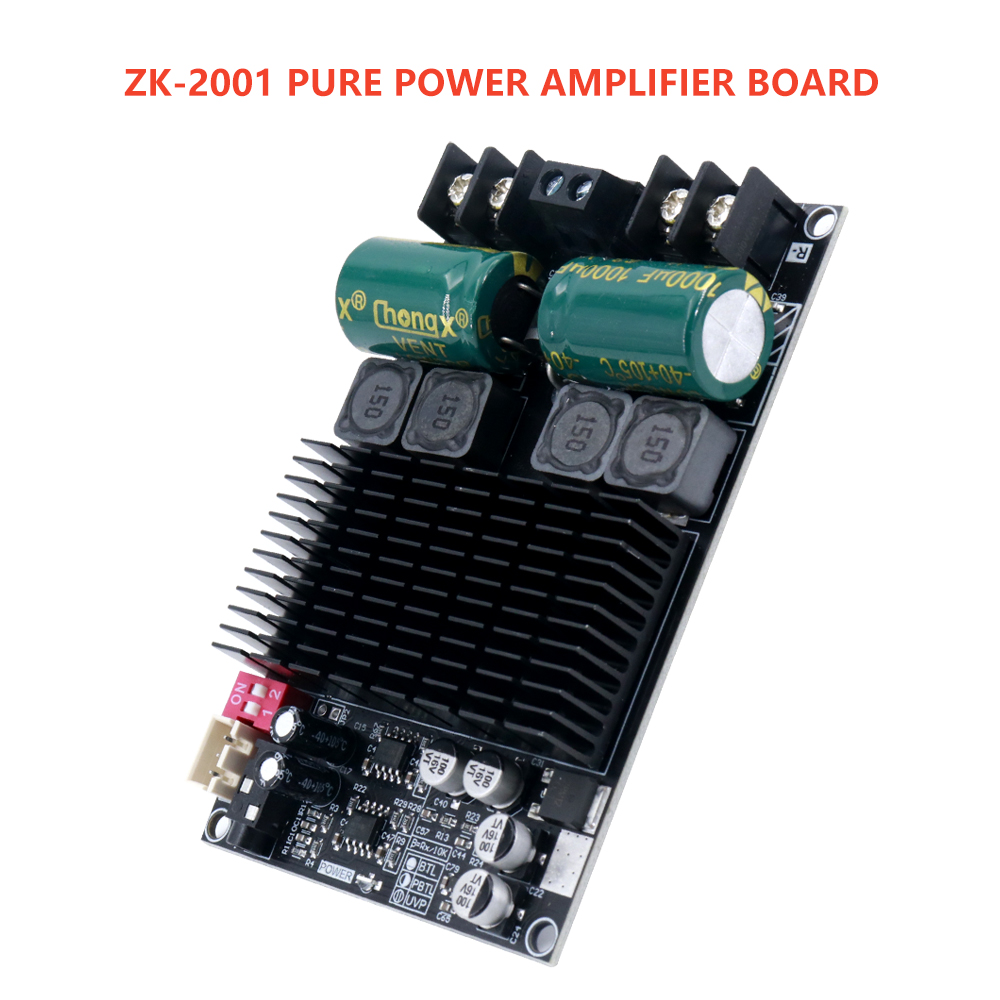 TPA3221 ZK-2001 200 W Mono/100 W + 100 W Zweikanal-Digital-Leistungsverstärkerplatine MCU Anti-Pop-einstellbare Verstärkung 10-30 V