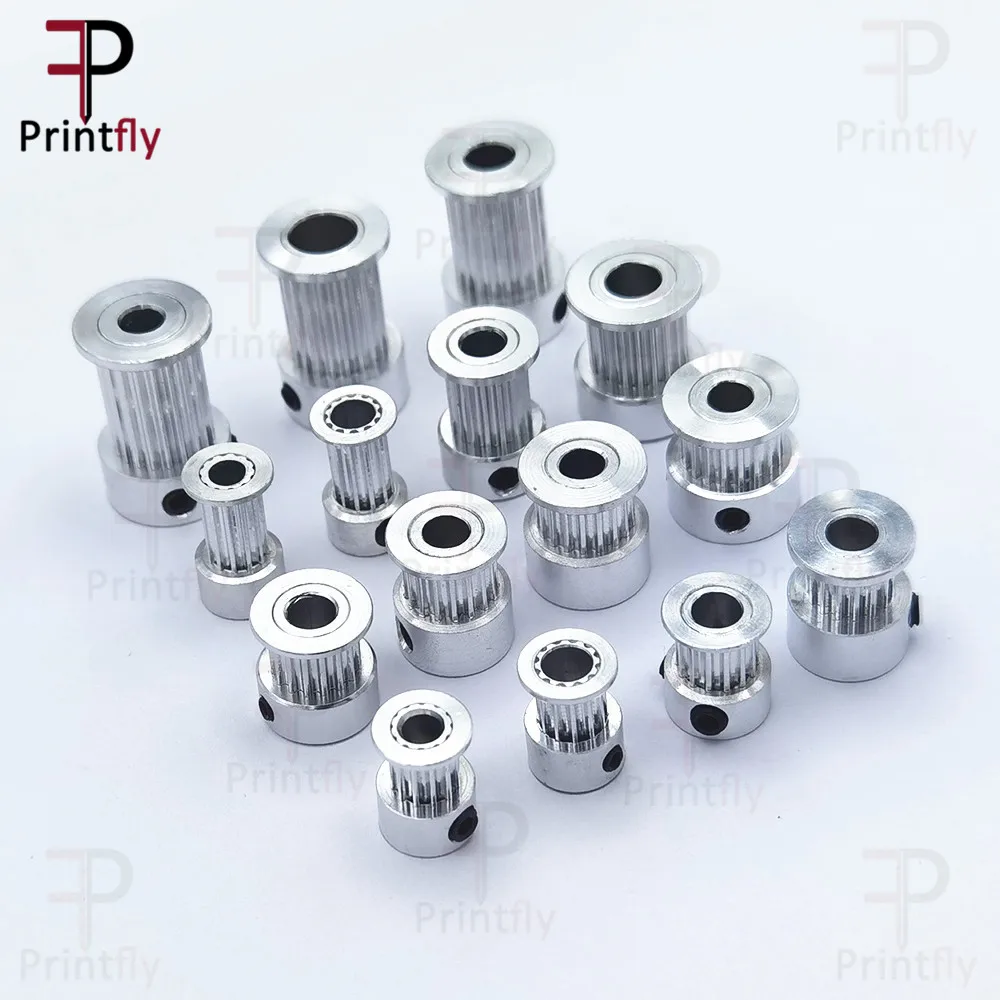 Printfly Thời Gian Ròng Rọc 2GT 12 14 15 16 17 18 19 20 Răng GT2 Cấu Tạo 3.175 4 5 6.35 8mm Một Phần Cho Chiều Rộng 6 10 15Mm Thời Điểm Dây 1 Cái