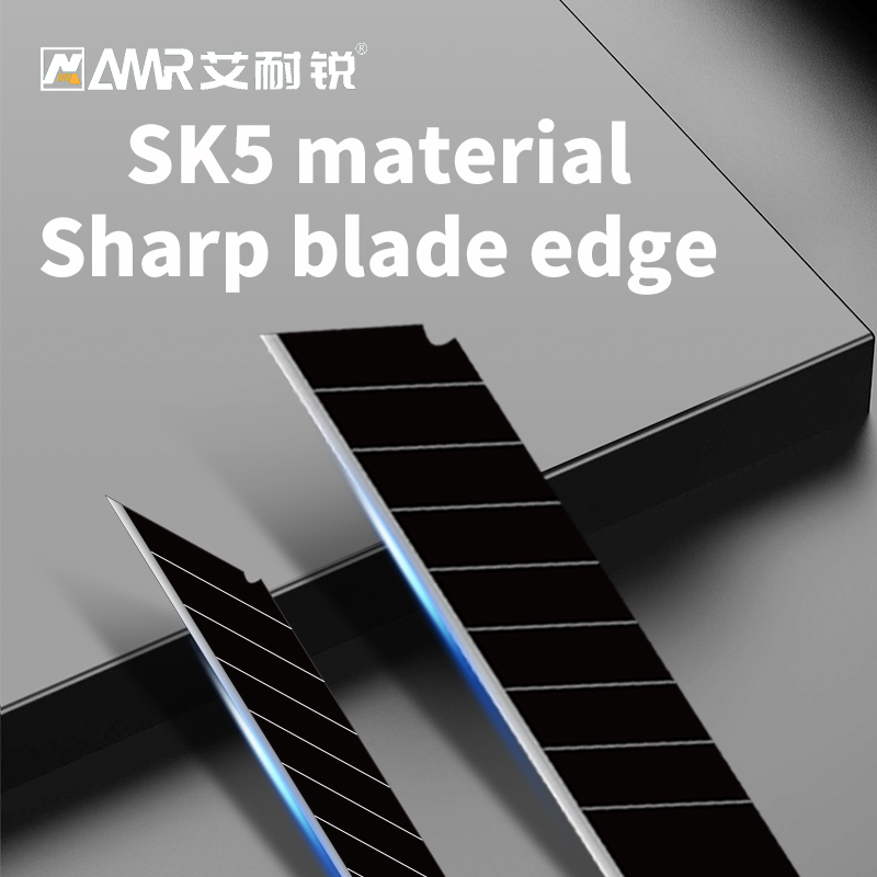 AMR 10//30/50 個交換可能なナイフの刃 18 ミリメートル/9 ミリメートル幅金属ホームスクール Suplie アートクラフト紙箱切断ユーティリティナイフ