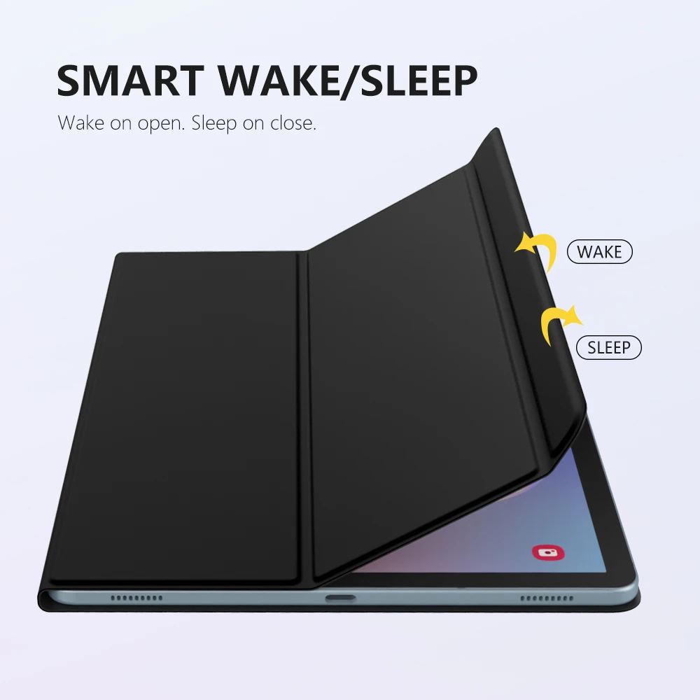 Funda para Samsung Galaxy Tab S6, cubierta de soporte magnético ultra delgado con soporte para lápiz para Galaxy Tab S6 Anti-Fall Smart Case