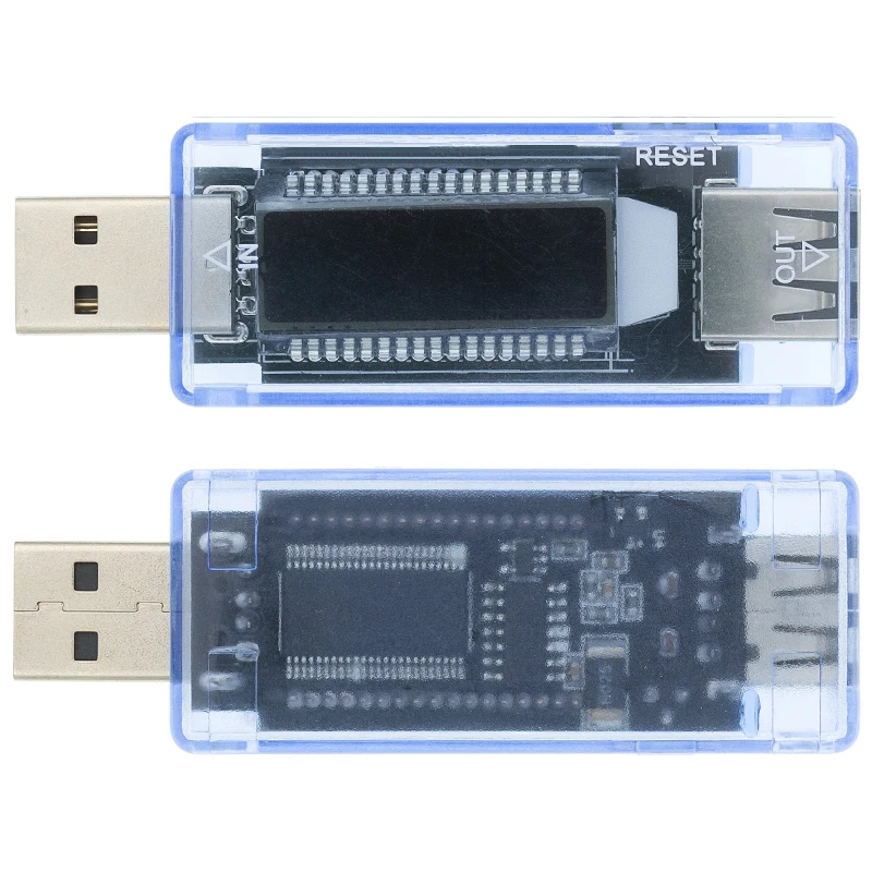 USB LCD-Display KWS-V20ที่วัดแรงดันไฟฟ้าความจุปัจจุบันเครื่องทดสอบแบตเตอรี่ที่ชาร์จหมอพาวเวอร์แบงค์