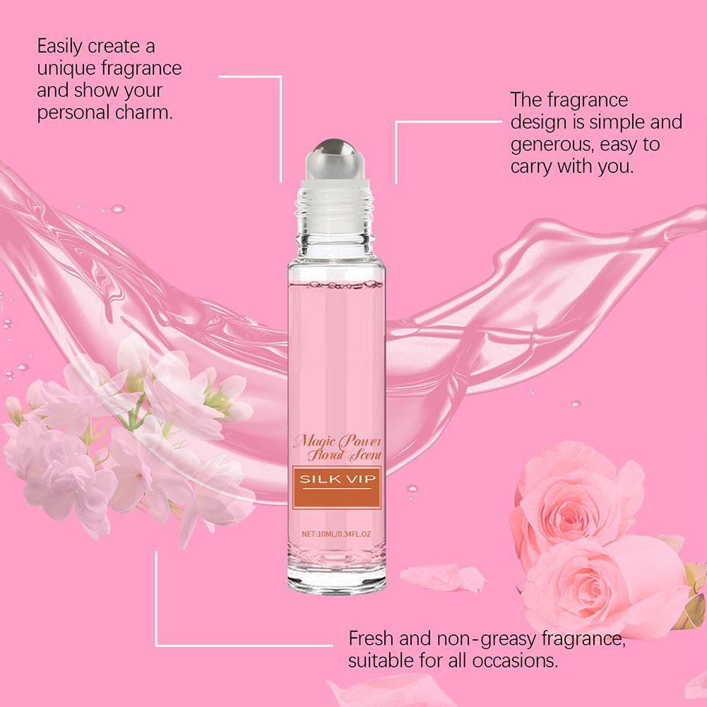 10 ミリリットル香水フェロモン魅力的な花の香水男性と女性のための長時間作用型香水オイルボディエッセンシャルオイル香水弾性オイル