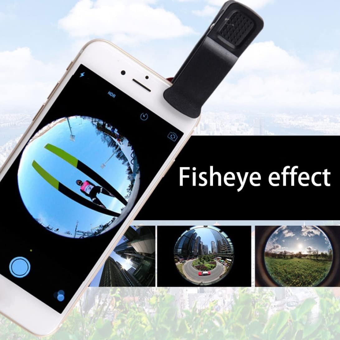3in1 Fisheye Weitwinkel-Mikrokameraobjektiv für iPhone Xiaomi Redmi 3IN1 Zoom Fish Eye Len auf Smartphone-Objektiven mit Telefonclip