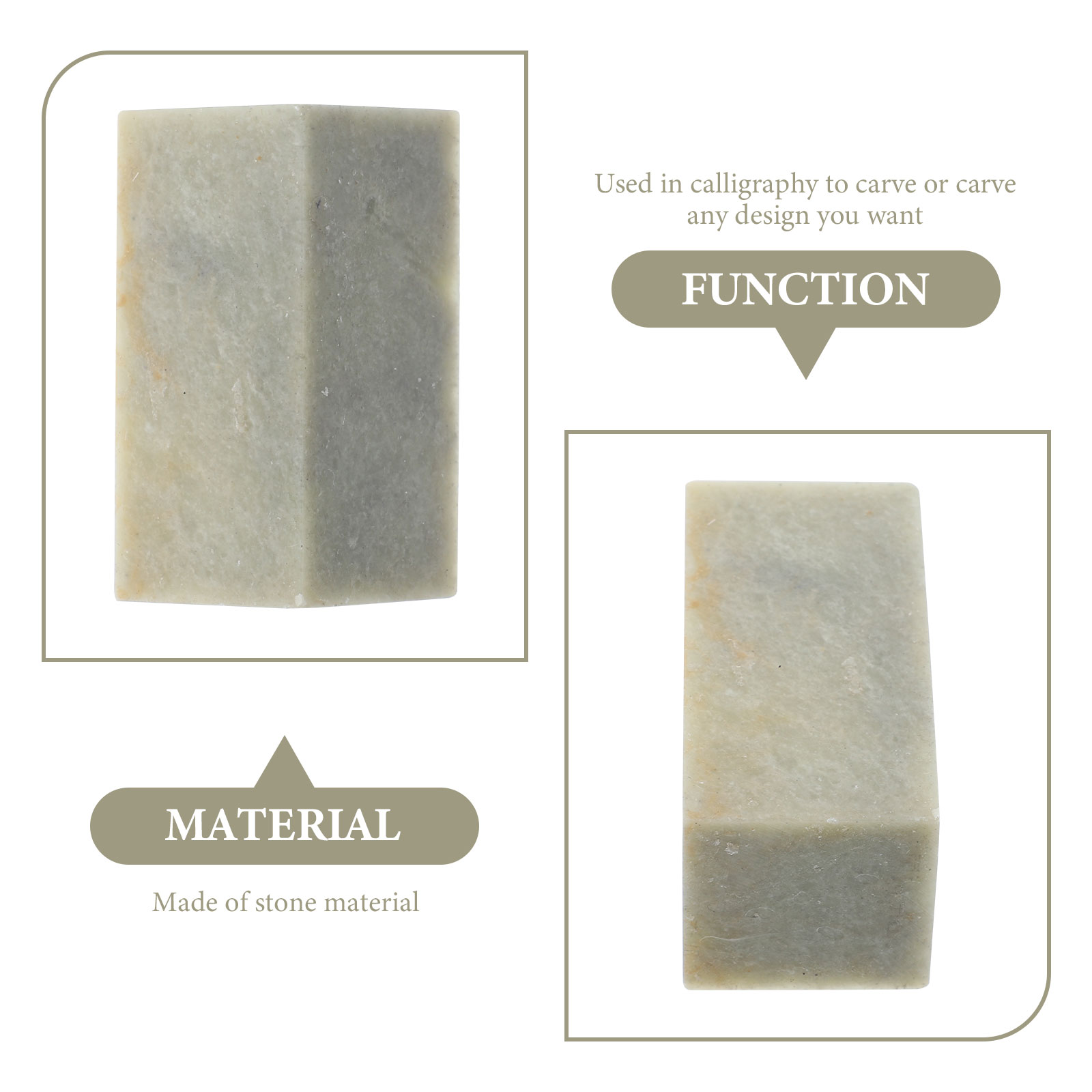 Wasserstein für Messer Qingtian Siegelmaterial Scrapbooking Stempel Malerei Nass DIY