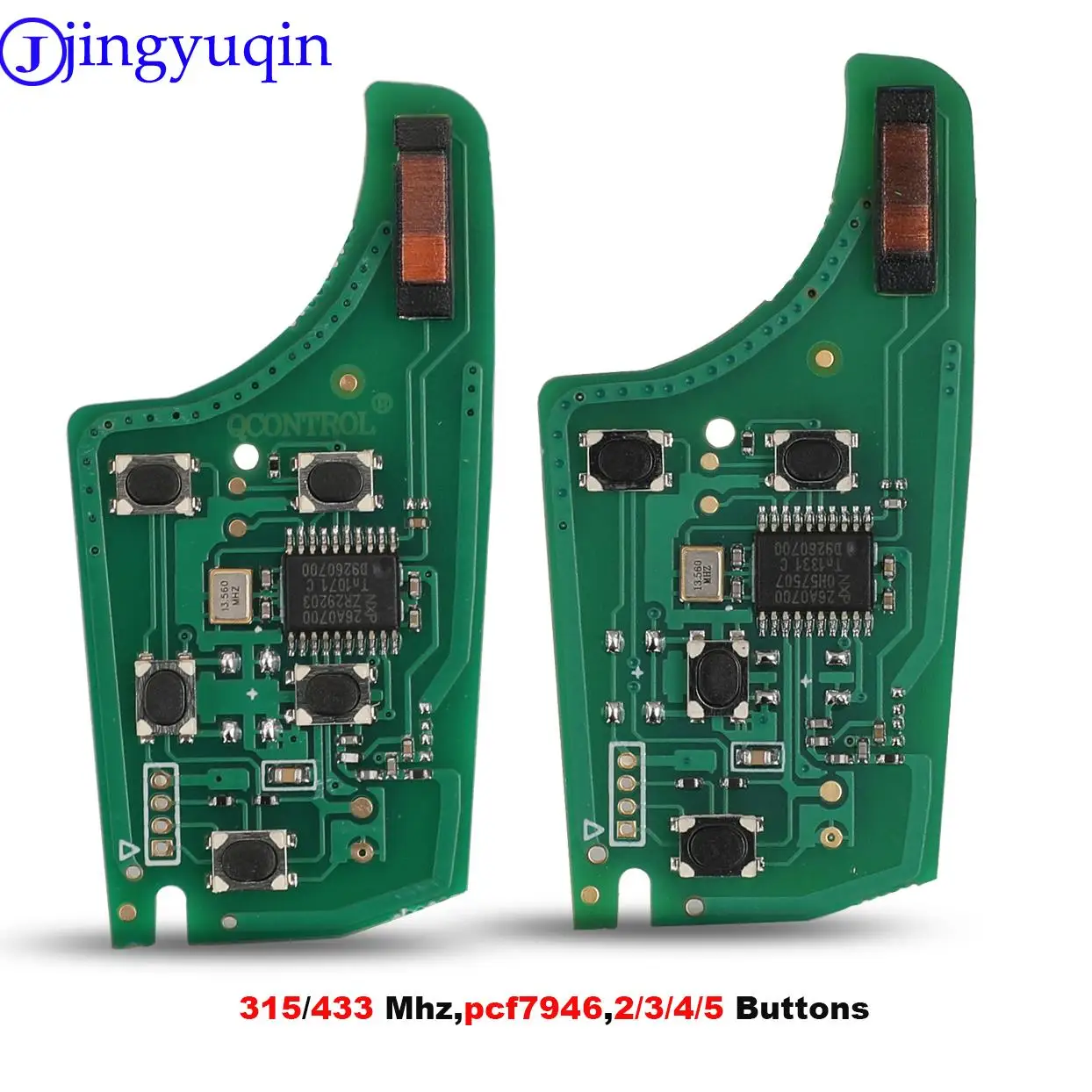 Jingyuqin 10ps 315/434Mhz alarma de coche placa de circuito de llave remota electrónica para Chevrolet Malibu Cruze Aveo Spark Sail 2/3/4 botones