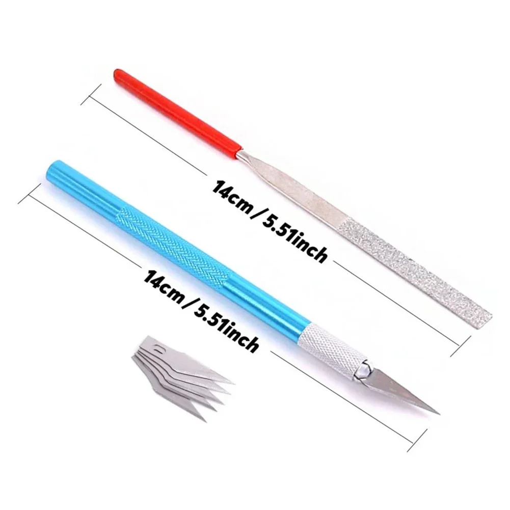 9pcs Model Basic Tools for Gundam Craft DIY Model Car Hobby Building Repairing Assembly Tool Beginner Handmade Scissors Tweezers