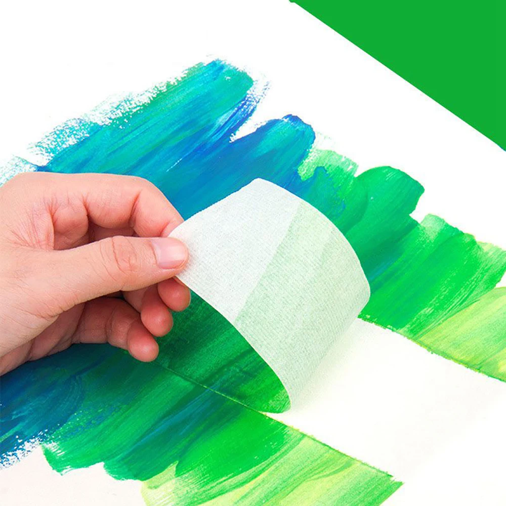 12M Masking เทปสีขาวเขียนได้ซีลเทปกาวกันน้ําสําหรับภาพวาดศิลปะ Sketch รถ DIY กระดาษอุปกรณ์โรงเรียน