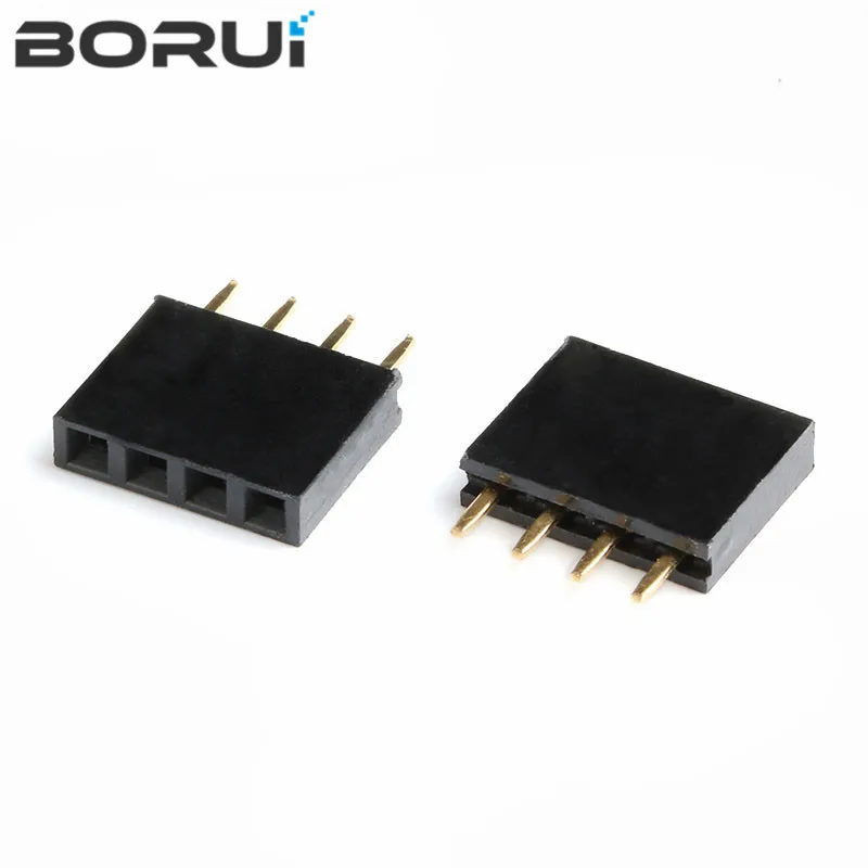 10PCS Einreihige Stift Weiblichen Header Buchse Pitch 2,54mm 1*2P 3P 4P 6P 8P 12P 15P 20P 40P Pin Stecker Für Arduino