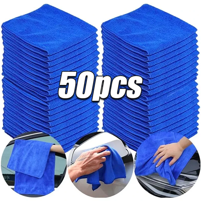 Microfiber Towels Car Wash Drying Cloth Towel Household Cleaning Cloths Auto Detailing Polishing Cloth Home Clean Tools