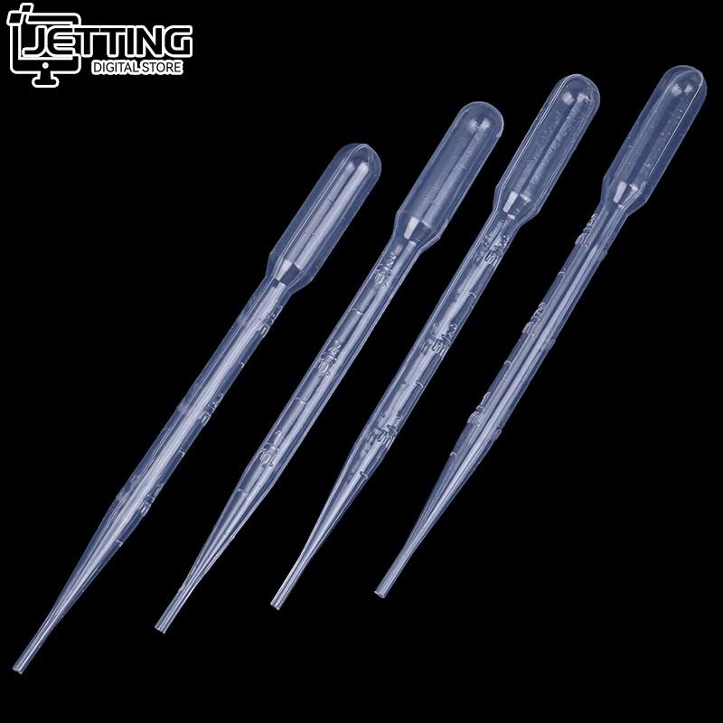 4 3ML Phòng Thí Nghiệm Dụng Cụ Pipet Nhựa Dùng Một Lần Tốt Nghiệp Pasteur Pipet Ly Đá Poly Dụng Cụ Trang Điểm