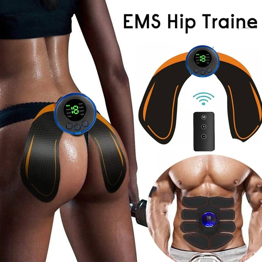 EMS Buikspierstimulator Fitness ABS Armtraining Patches Spieroefening Instrument USB Opladen Thuis Mannen