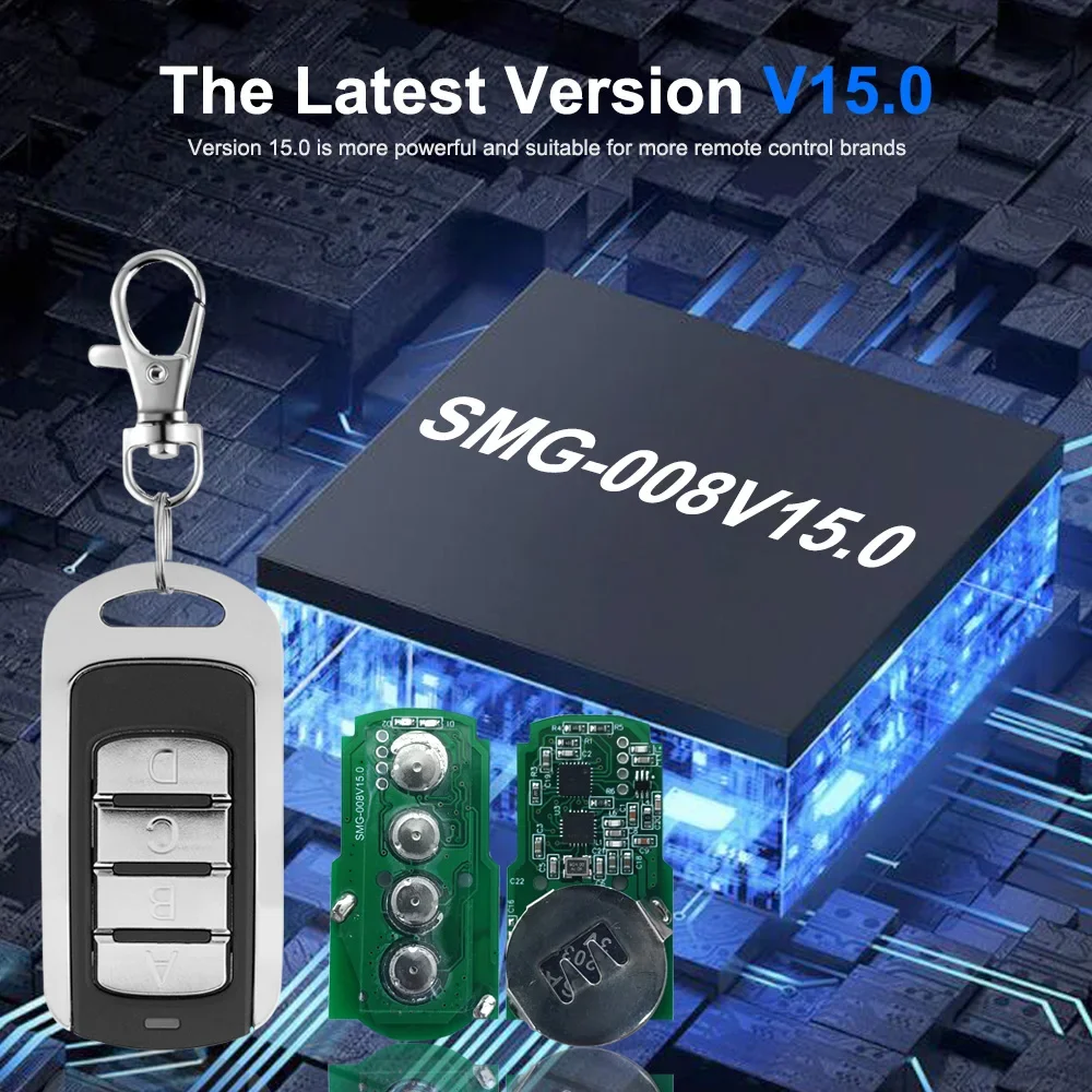 Transmisor de mano 280-868MHz código duplicador multifrecuencia Scimagic fijo 433MHz Control remoto para puerta de garaje