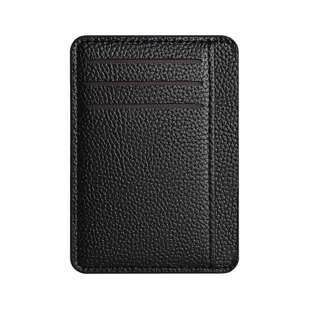 Portafogli da uomo sottili e minimalisti con tasca frontale Porta carte di credito con blocco RFID Portafogli portatili in pelle